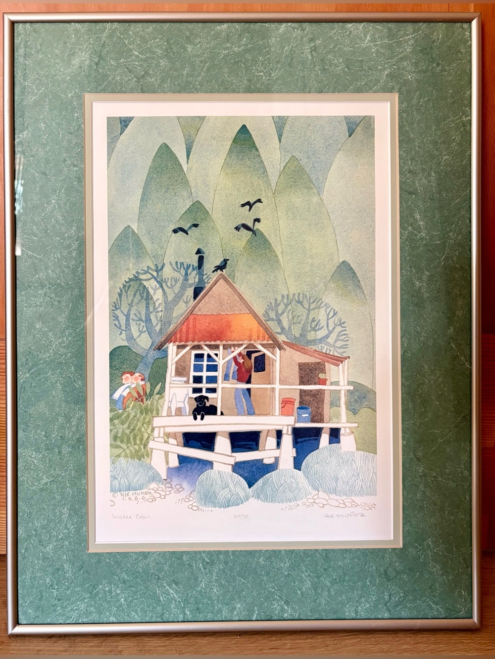 Rie Muñoz "Tenakee Cabin" Signed & Numbered Limited Edition Print (519/750)